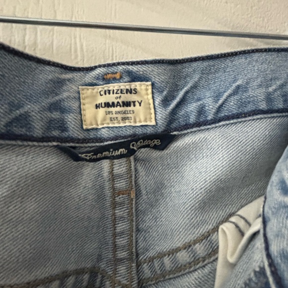 Citizen of Humanity Liya High Rise Classic Fit Crop Embroidered Jeans - Picture 5 of 7